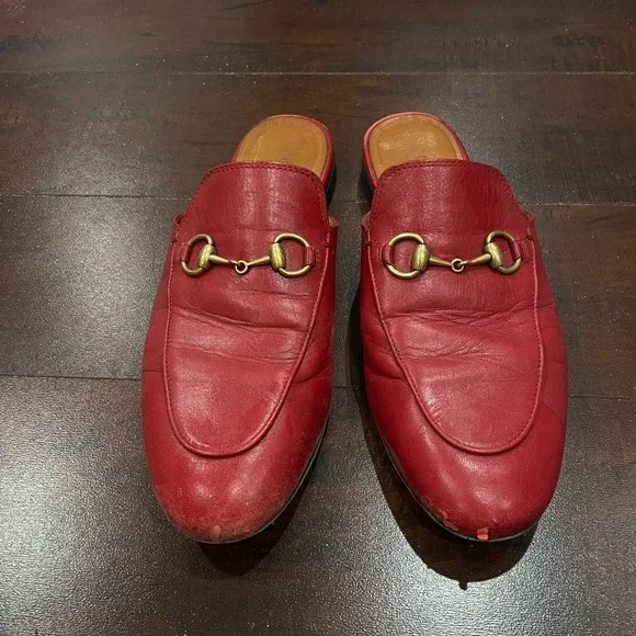 Authentic Gucci princetown mule red leather - Picture 3 of 4